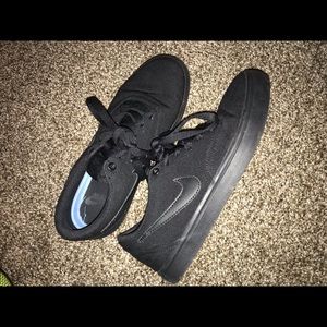 Black Nike SB shoes